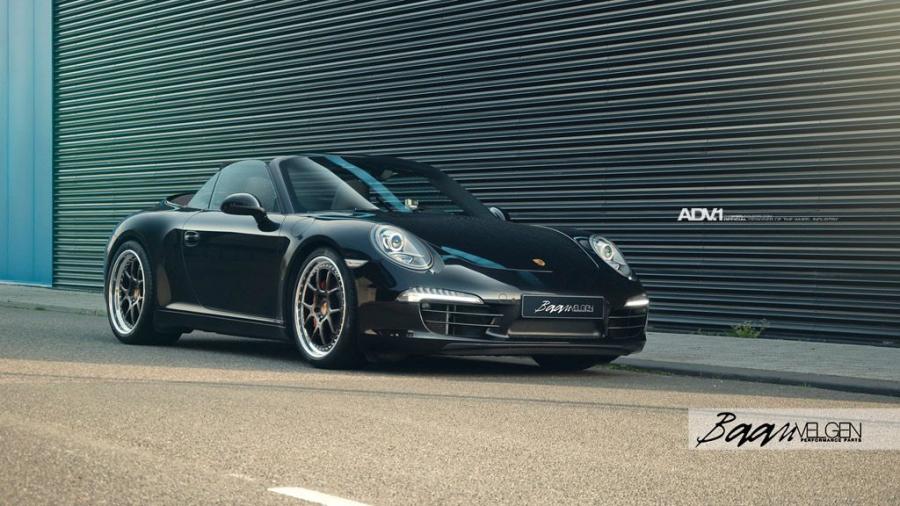 Porsche 911 Carrera S by BaanVelgen on ADV.1 Wheels (ADV50TF) '2015